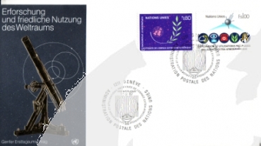 OSN Ženeva FDC 0107 / 0108 ● - 1982